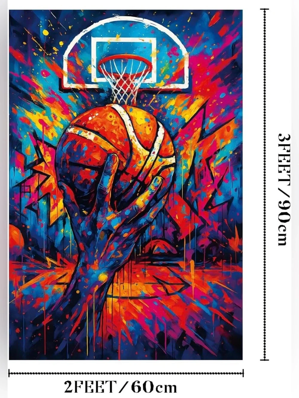 2 NEW Ejovpie Basketball & Gaming Graffiti Wall Flags